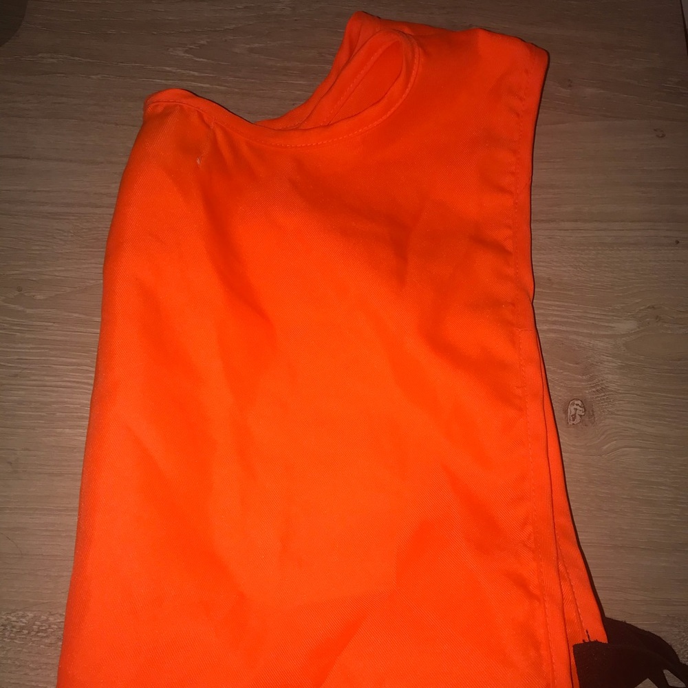One Size Neon Orange Safety Vest